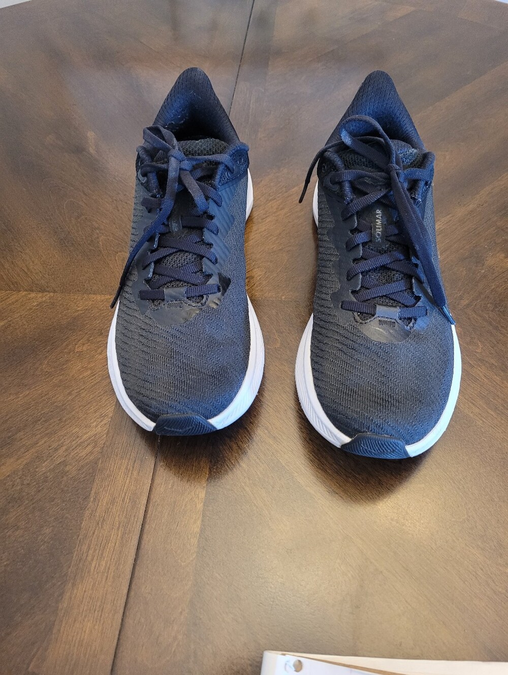 HOKA Women's Solimar Lightweight Running Shoes - Black/White